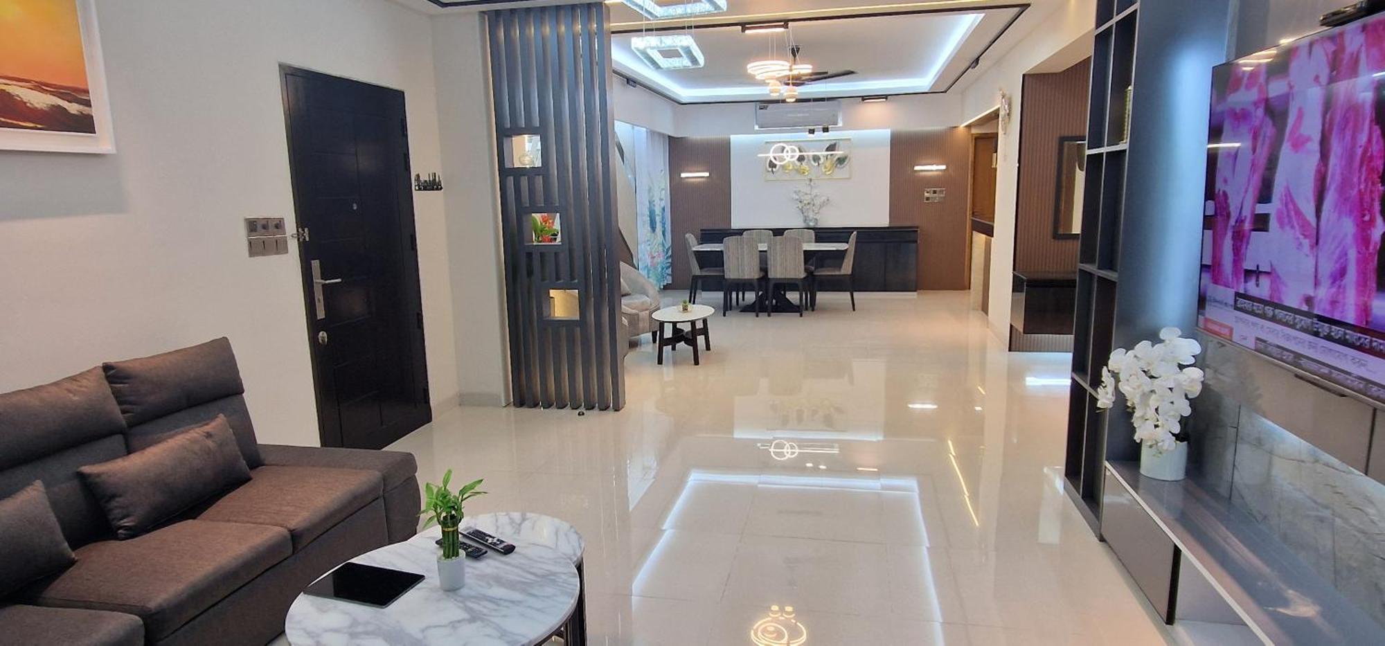 Elegant Secured Family Apartment With Open Space Dhaka Ngoại thất bức ảnh